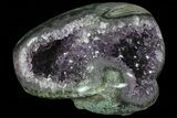 Purple Amethyst Crystal Heart - Uruguay #76809-1